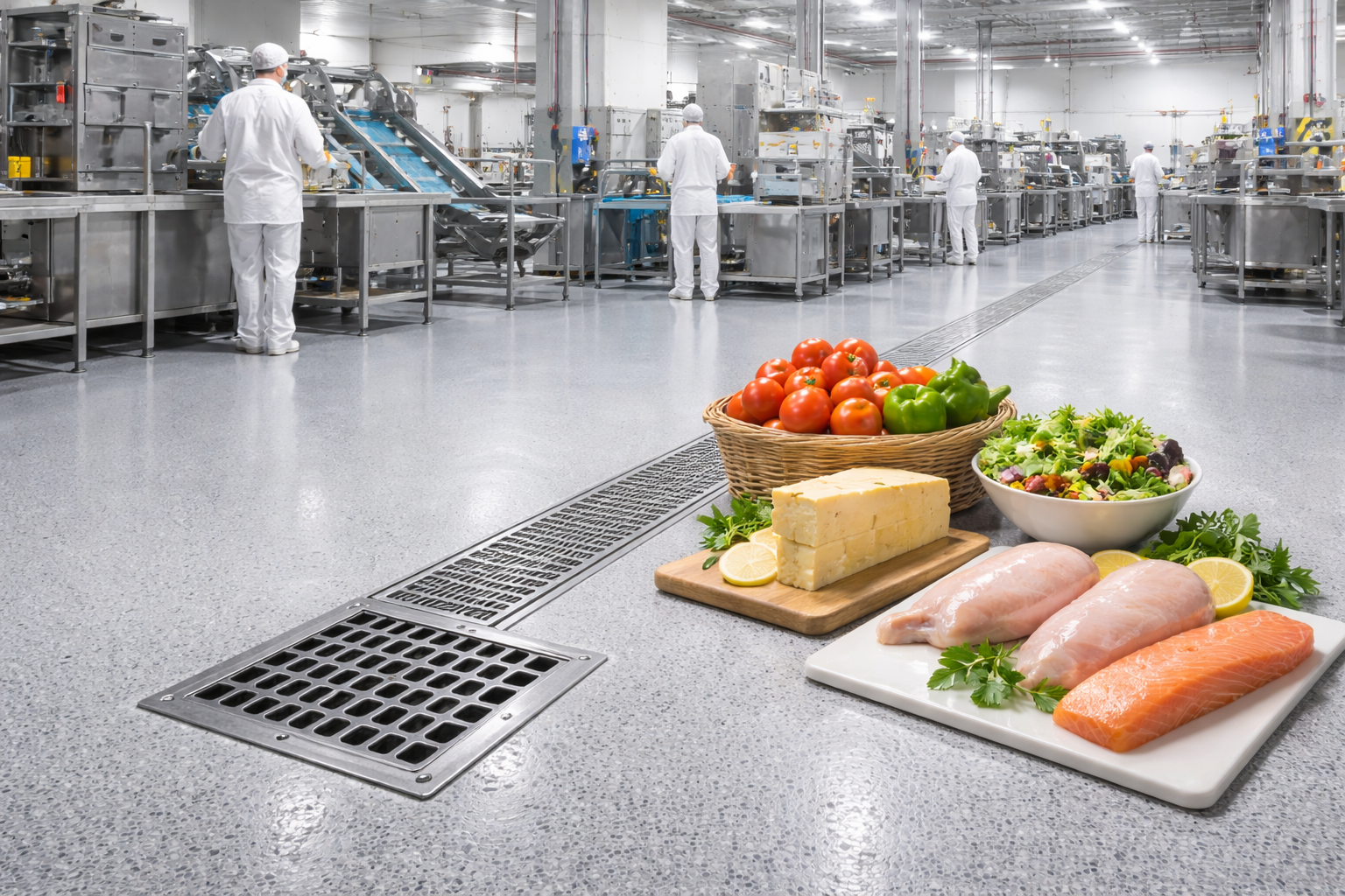 Food-Grade Flooring vs Standard Commercial Flooring