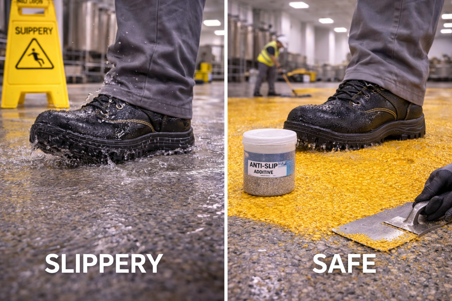 Is Epoxy Flooring Slippery, and How Can It Be Made Safer