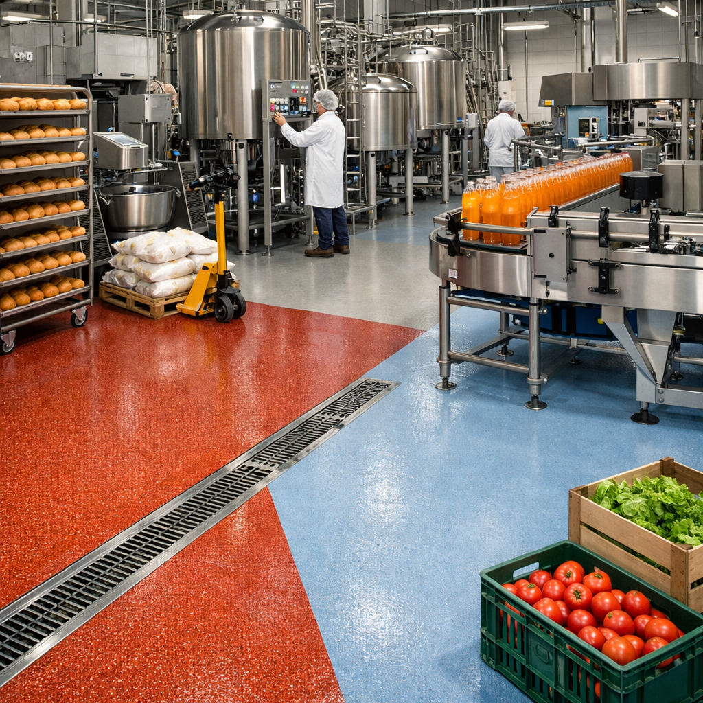 Professional Food and Beverage Industry Flooring in Florida​
