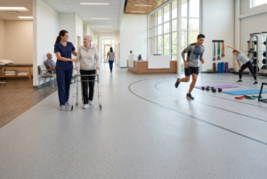 seamless rubber flooring