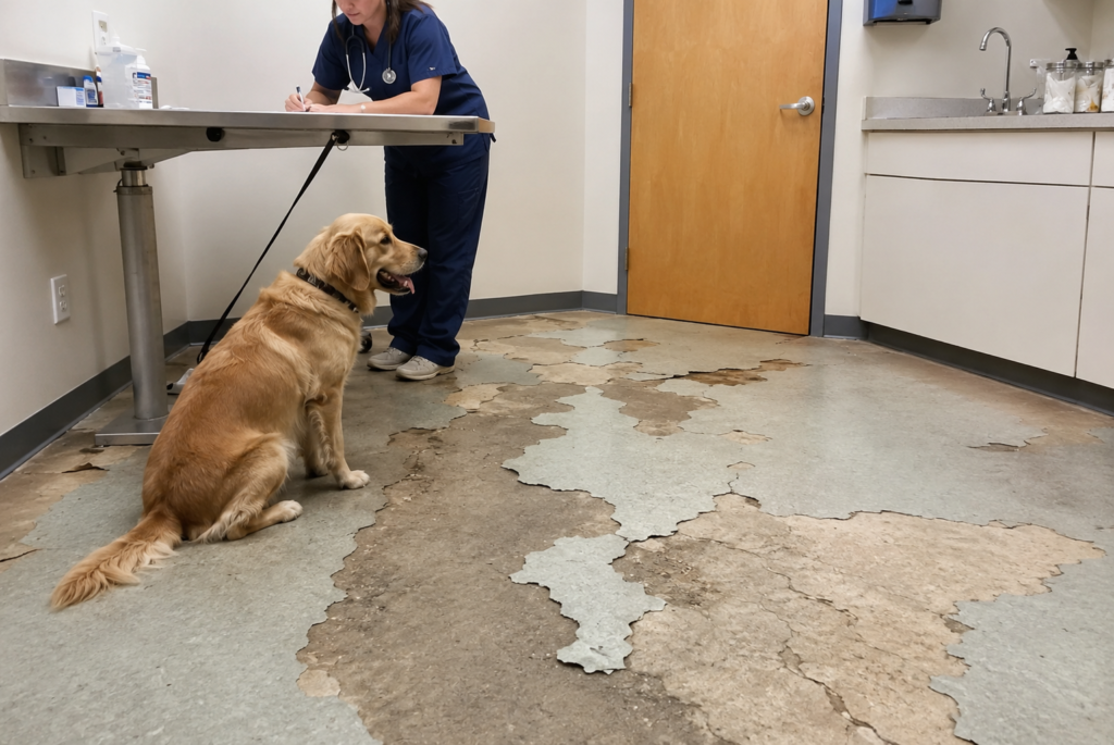 Flooring Options to Avoid in Veterinary Clinics
