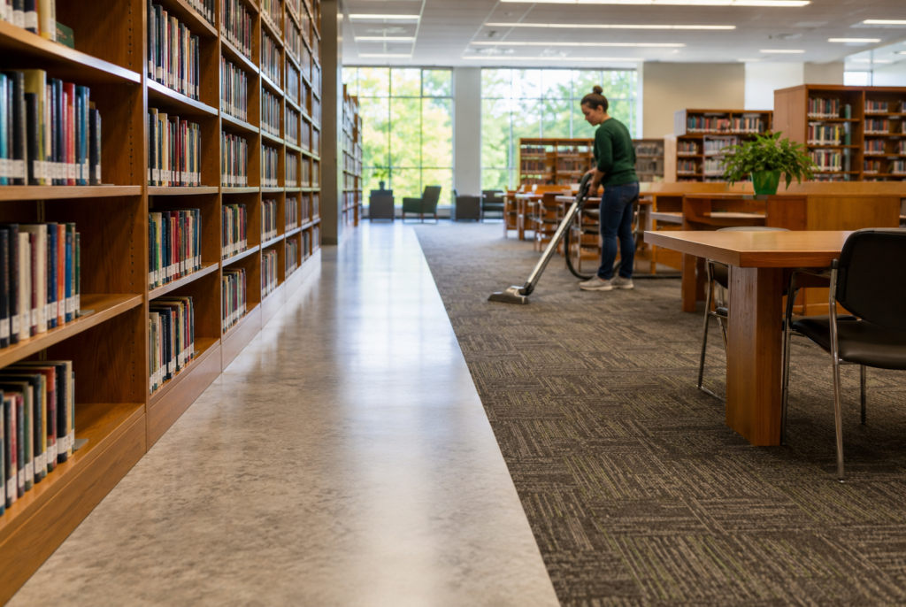 How Does Flooring Affect Maintenance in Libraries?