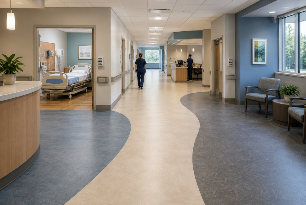How to Match Flooring to Specific Hospital Areas
