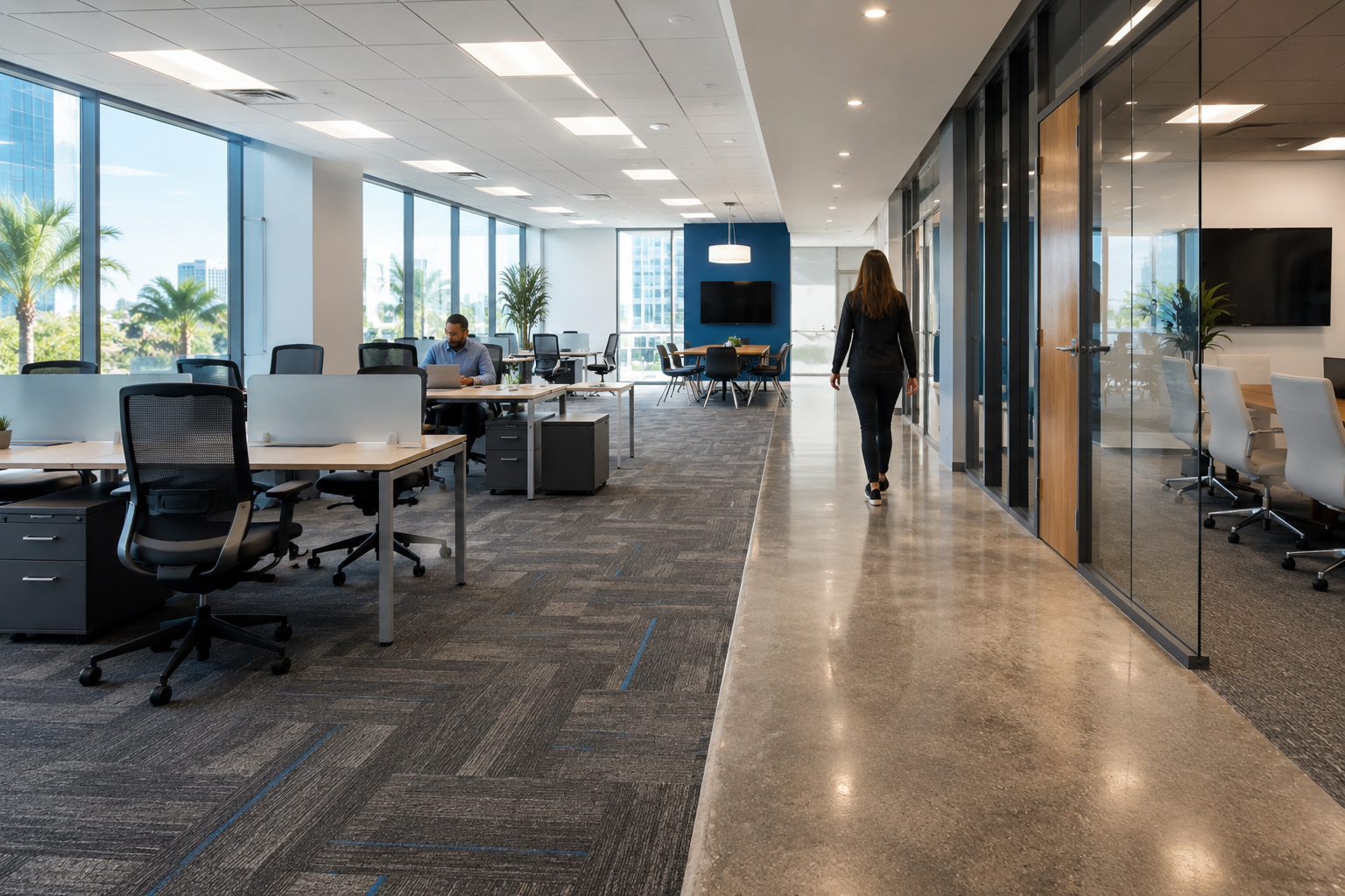 Professional Office Flooring Solutions for Commercial Spaces in Florida