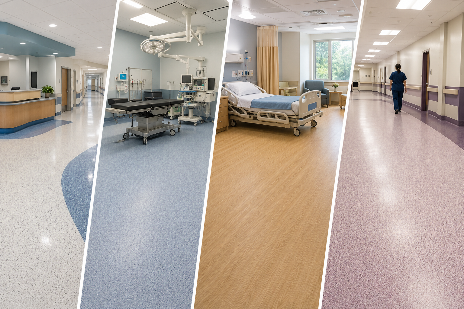 Types of Hospital Flooring We Offer
