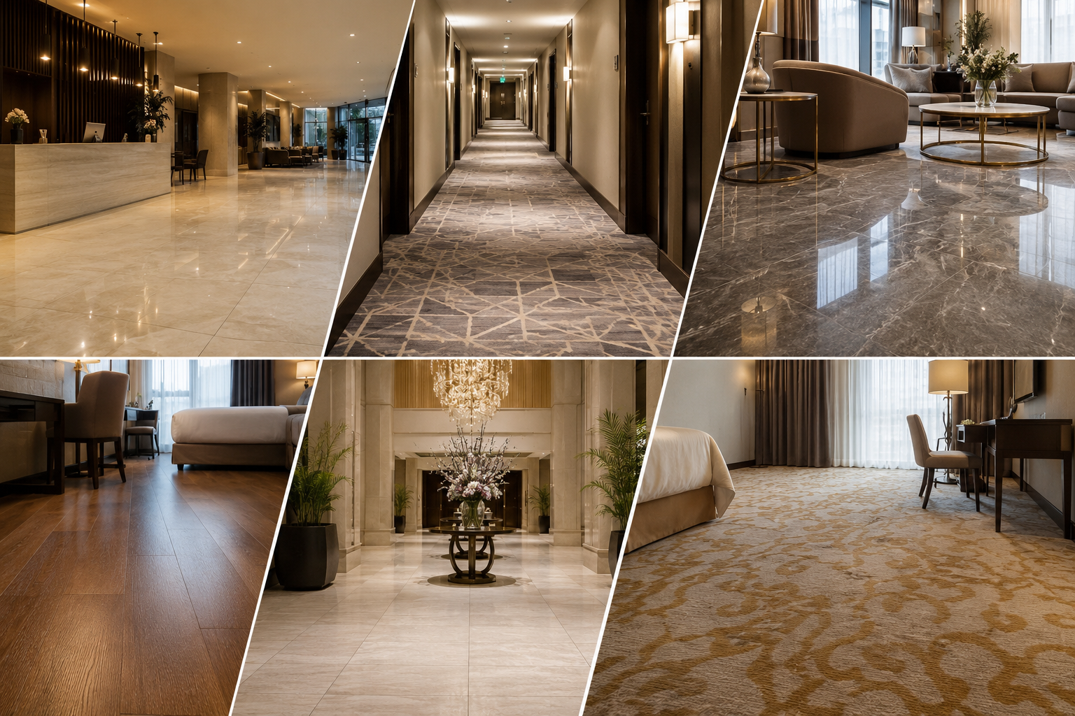 Types of Hotel Flooring We Offer